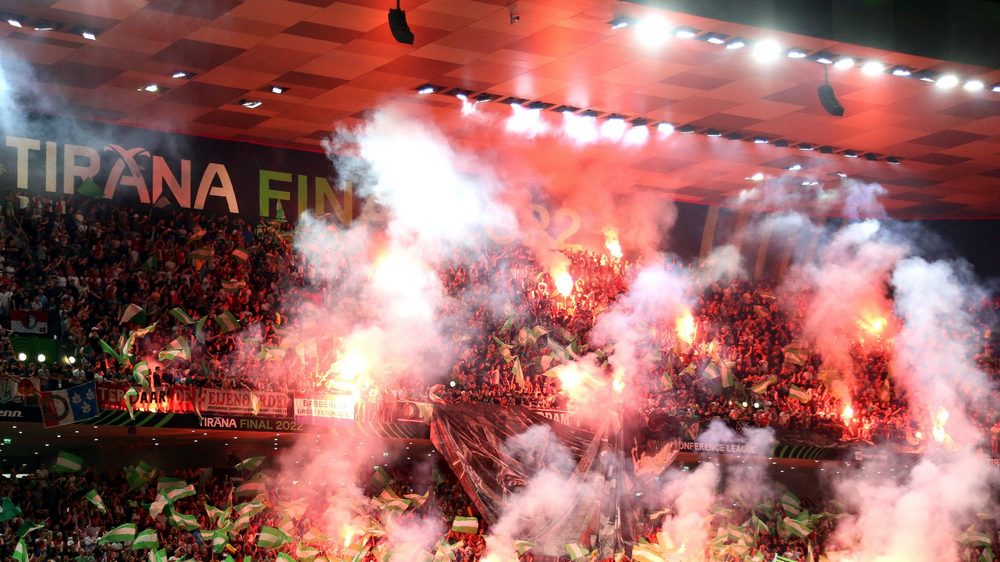 Feyenoord-szurkolók rendbontás konferencialiga
